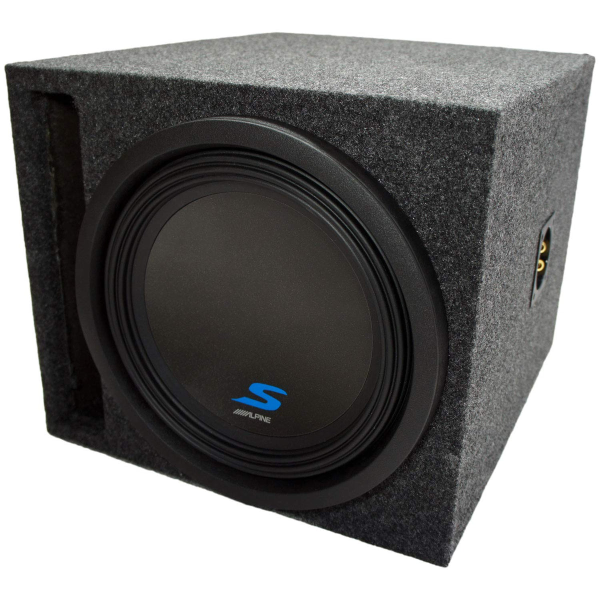Alpine S-W12D4 Dual 12" Loaded Sub Box with S-A60M Amplifier