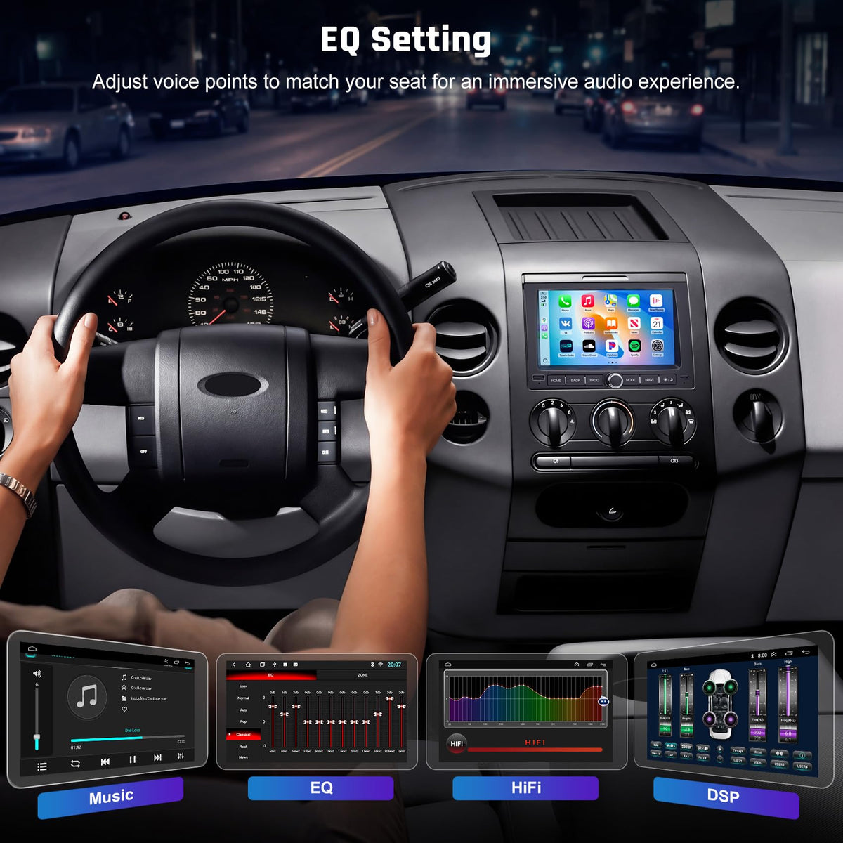 Car Radio for Ford F150 (2004-2008) F250/F350(2006-2014),Mustang(2005-2009)