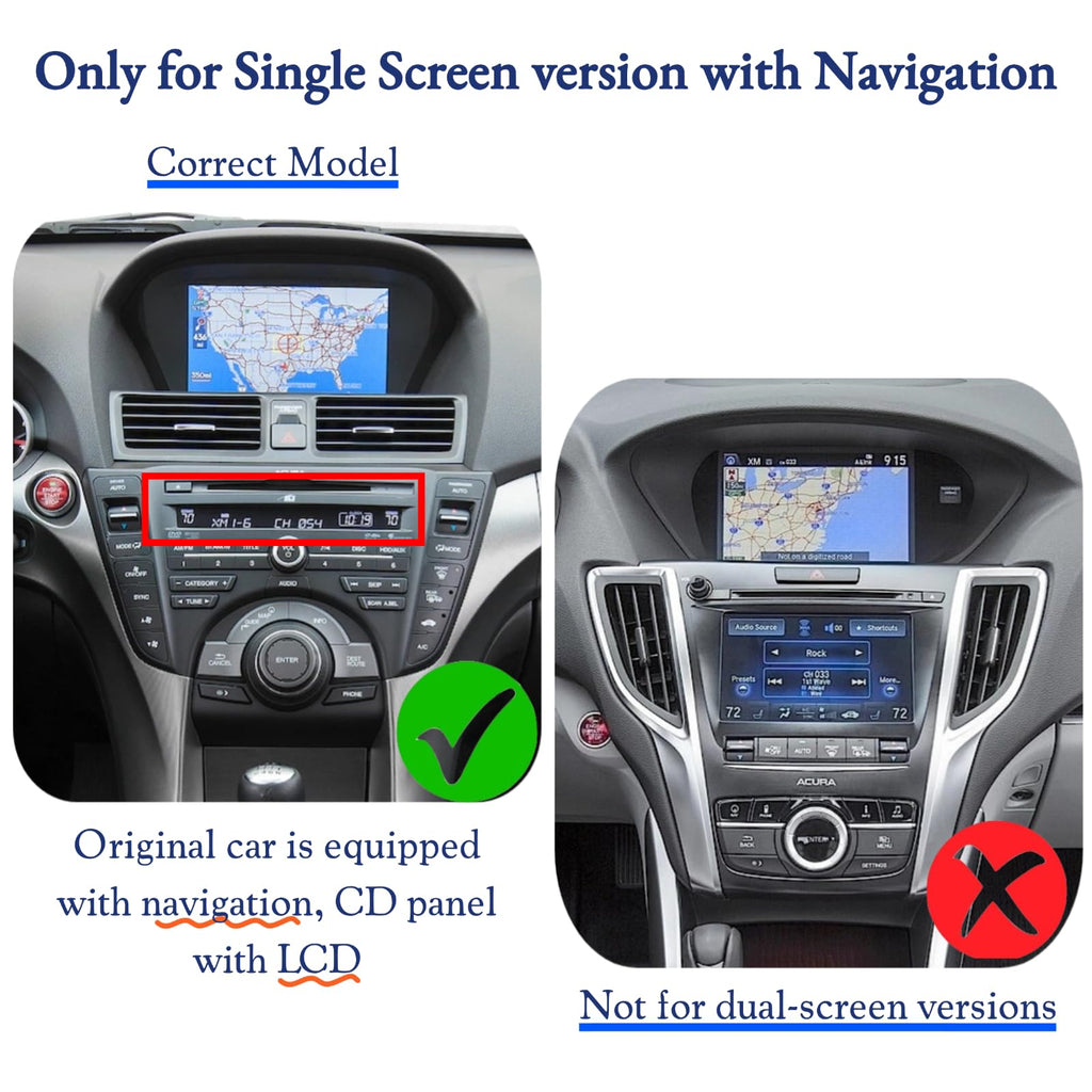 Wireless CarPlay Android Auto Upgrade for Acura ZDX 2010-2013