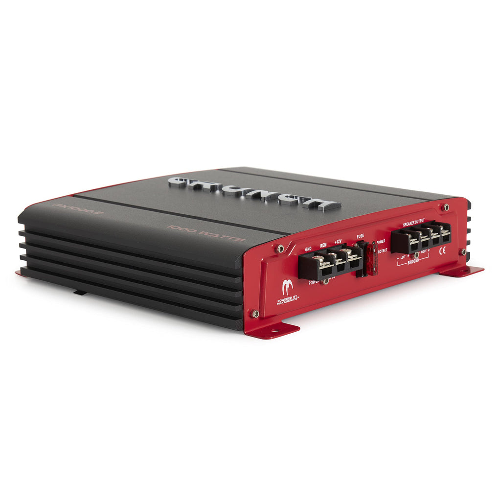 Crunch Power X 1000W 2 Channel Car Audio Amplifier, 3 Pack