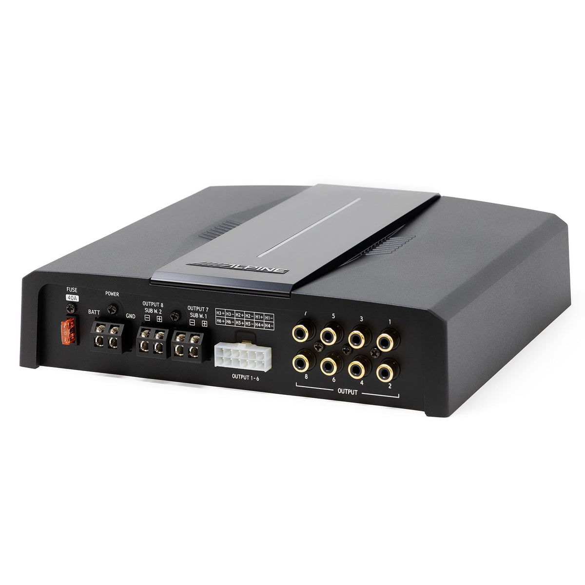 Alpine PXE-C80-88 OPTIM8 8-Channel Hi-Res DSP Amplifier w/ (2) SS-SB12 Subwoofer, S2-S65C 6.5" & S2-S68 Bundle