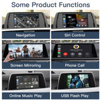 Wireless CarPlay/Android Auto Module for BMW NBT-System 1/2/3/4/5/6/7 Series X1/X3/X4/X5/X6 2012-2016 Support Mirrorlink and OEM Car Functions