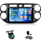 [4+128G] Android Car Stereo for VW Tiguan 2006-2016, 9 Inch Carplay Radio