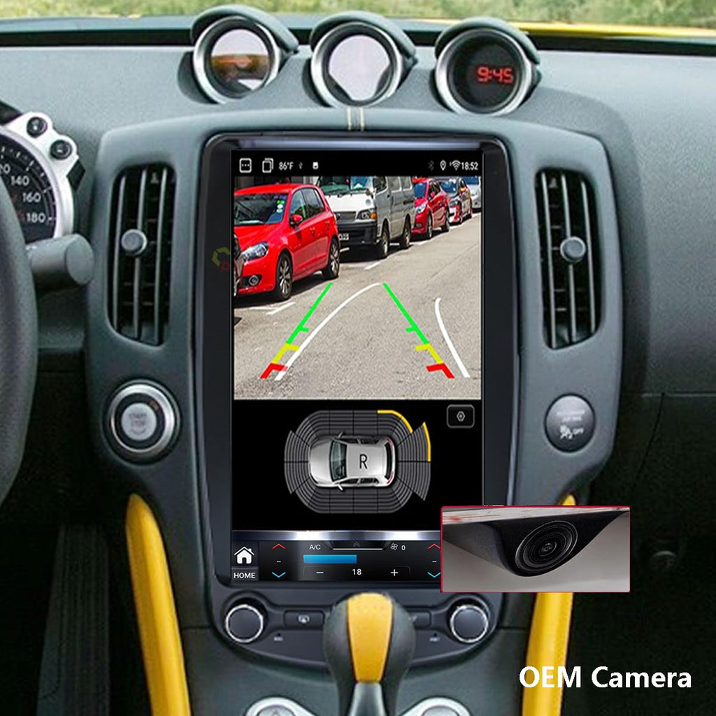 8GB+128GB,Upgrade Car Radio for Nissan 370Z 2009-2021 Car Radio Android 14 Stereo Replacement 13.8 inch Touch Screen Tesla Vertical Screen Style with Wireless Carplay & Android Auto (8GB+128GB)