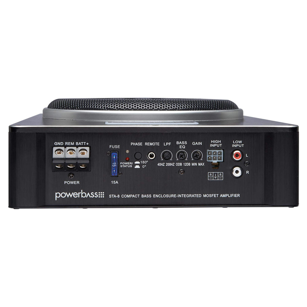 PowerBass STA-8-8" Underseat Powered Enclosure