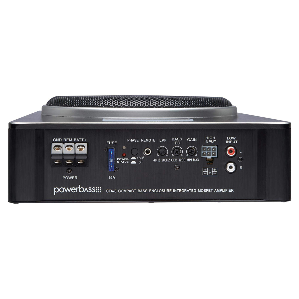 PowerBass STA-8-8" Underseat Powered Enclosure