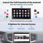 ATOTO A6 PF Android 7" Double DIN Car Stereo, 8-core 2+32GB, Wireless CarPlay & Android Auto QLED Touch Screen, WiFi/BT/USB, AI Chat&GPS Tracking, Dual Bluetooth, DSP/FM/SWC/LRV, MirrorLink,A6G2B7PF