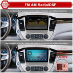 [4GB+64GB] Car Stereo Radio for Chevrolet Suburban Tahoe Yukon 2015-2019 | Android 15 | Octa-Core 10.1" Touchscreen | Wireless CarPlay & Android Auto | GPS WiFi Bluetooth | FM AM RDS | SWC