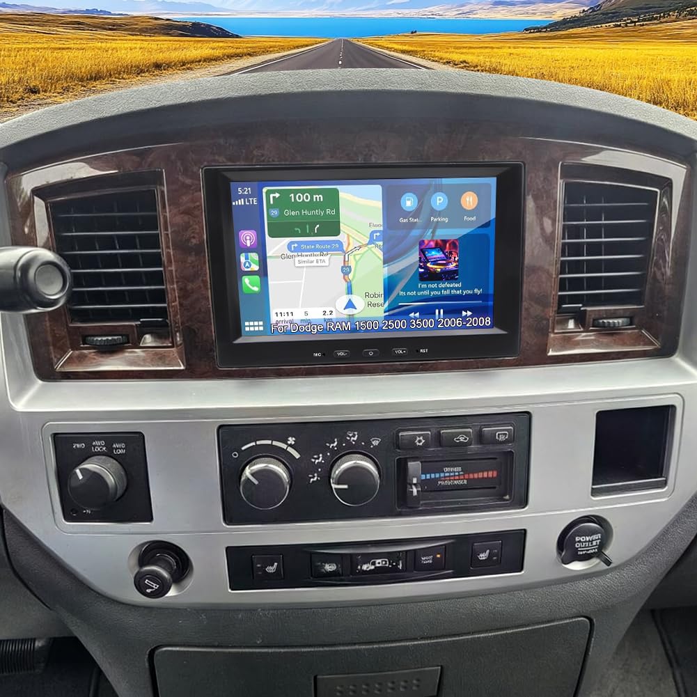8" Double Din Car Stereo Radio for Dodge RAM 1500 2500 3500 2006 2007 2008