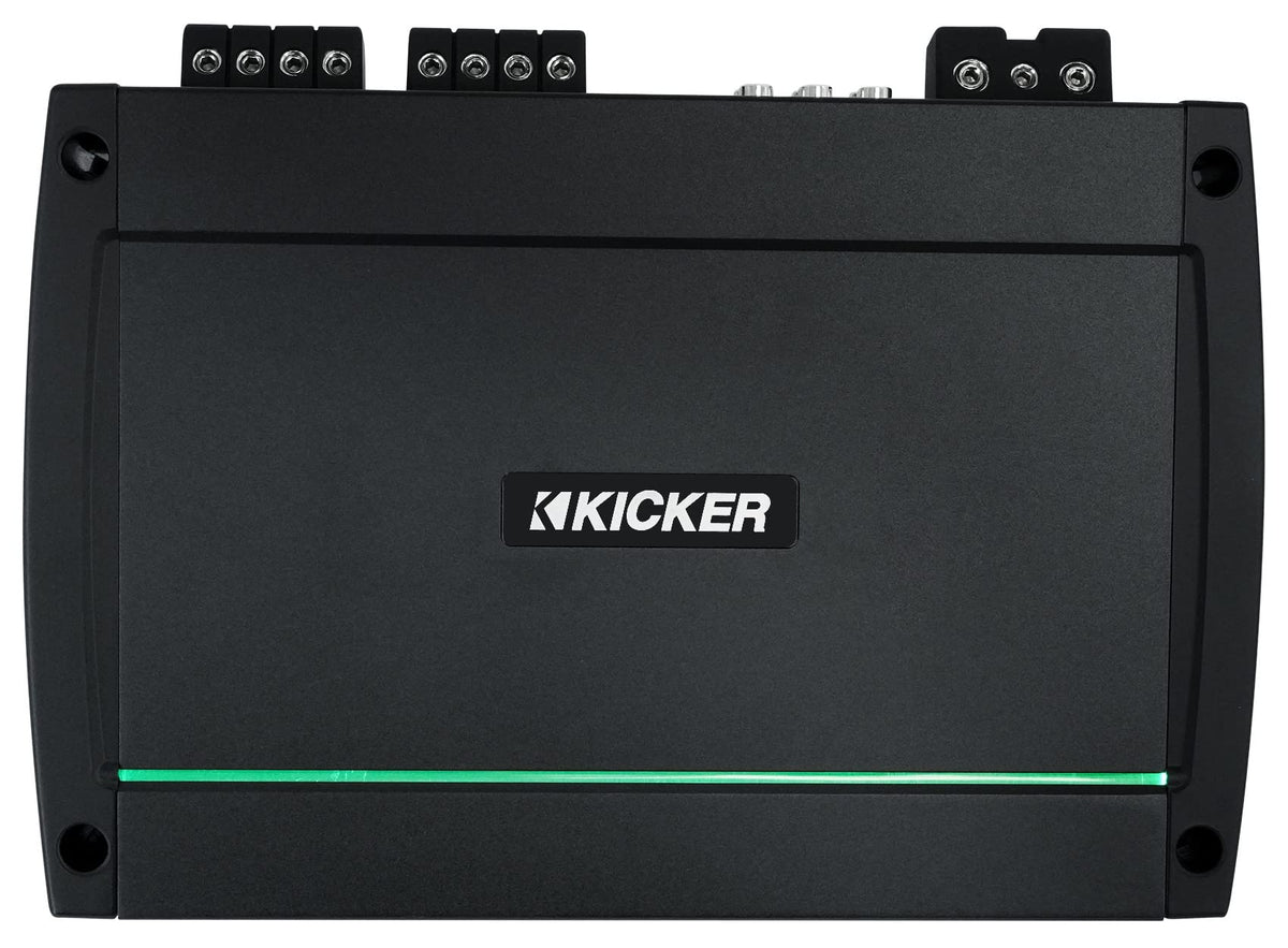 Kicker 48KXMA5004 500 Watt 4-Channel Marine Boat Amplifier Class D Amp KXMA500.4
