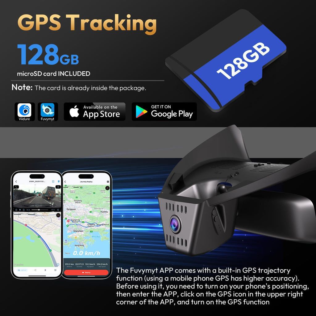 4K & Rear 1080P Dash Cam for Toyota Sienna 2021-2026,Integrated OEM Look