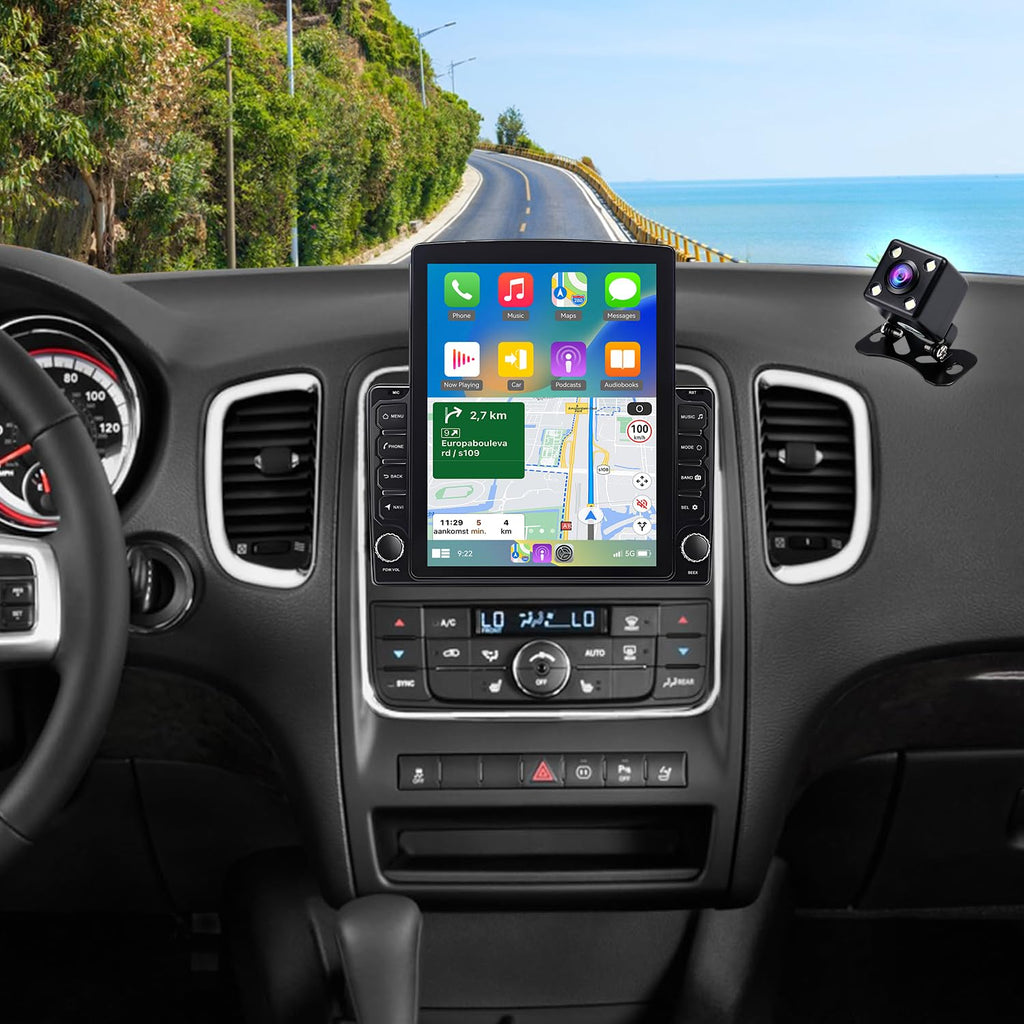 4Core 64G Android 14 Double Din Car Radio for Dodge Durango 2011-2013