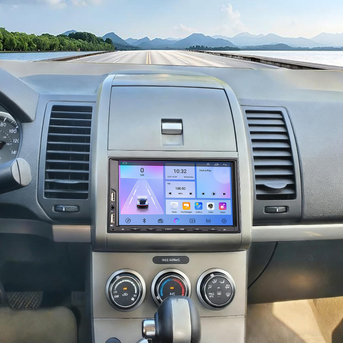 8+256G Car Stereo for Nissan Sentra 2007-2012 Radio Head Unit for Carplay