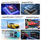 8-128GB Android 11.0 Car Stereo for Ford Explorer 2011-2019 14.4 Inch Vertical Screen Car Radio Navigation Multimedia Player (SYNC1, 8-128GB)