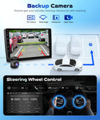 8 Core 6G+128G Android 15 Car Stereo Radio for Toyota RAV4 2007-2011