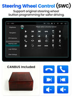 6.2" Android 15 Car Stereo for Chrysler 300 PT Cruiser Aspen