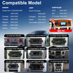 Car Radio for Dodge Ram 1500/2500/3500 2006-2008, Dakota 2005-2007, Durango 2004-2009, Chrysler 300C/300 Jeep Grand Cherokee 2005-2007, 6.86'' Touchscreen Stereo Carplay Android Auto GPS FM BT Camera