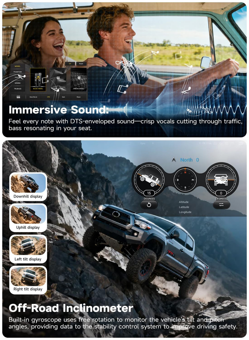 X14 11.6" Android 14 Stereo for Toyota Tacoma 2016-2023