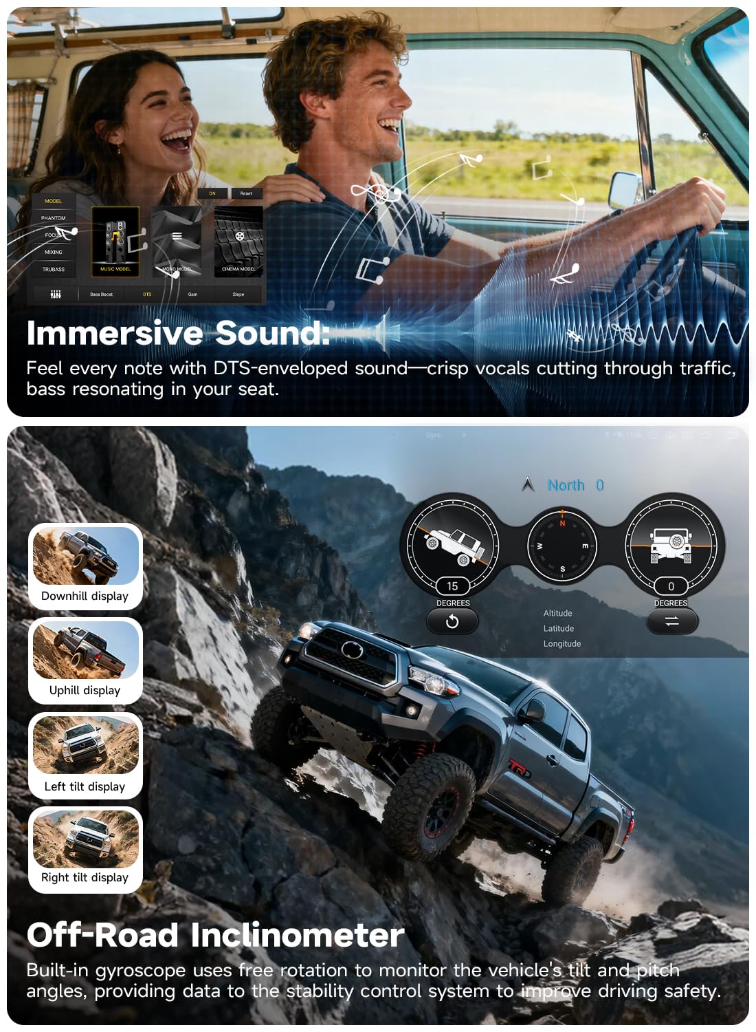 X14 11.6" Android 14 Stereo for Toyota Tacoma 2016-2023