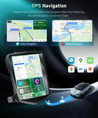 8Core 6G+128G Car Stereo for Chevy Cruze 2009-2015, Android 15 Radio with DSP 32-EQ,9.7Inch IPS Vertical Touch Screen,Wireless Carplay/Android Auto,GPS,WiFi,FM/RDS,SWC,Backup Camera