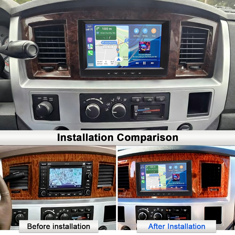 8" Double Din Car Stereo Radio for Dodge RAM 1500 2500 3500 2006 2007 2008
