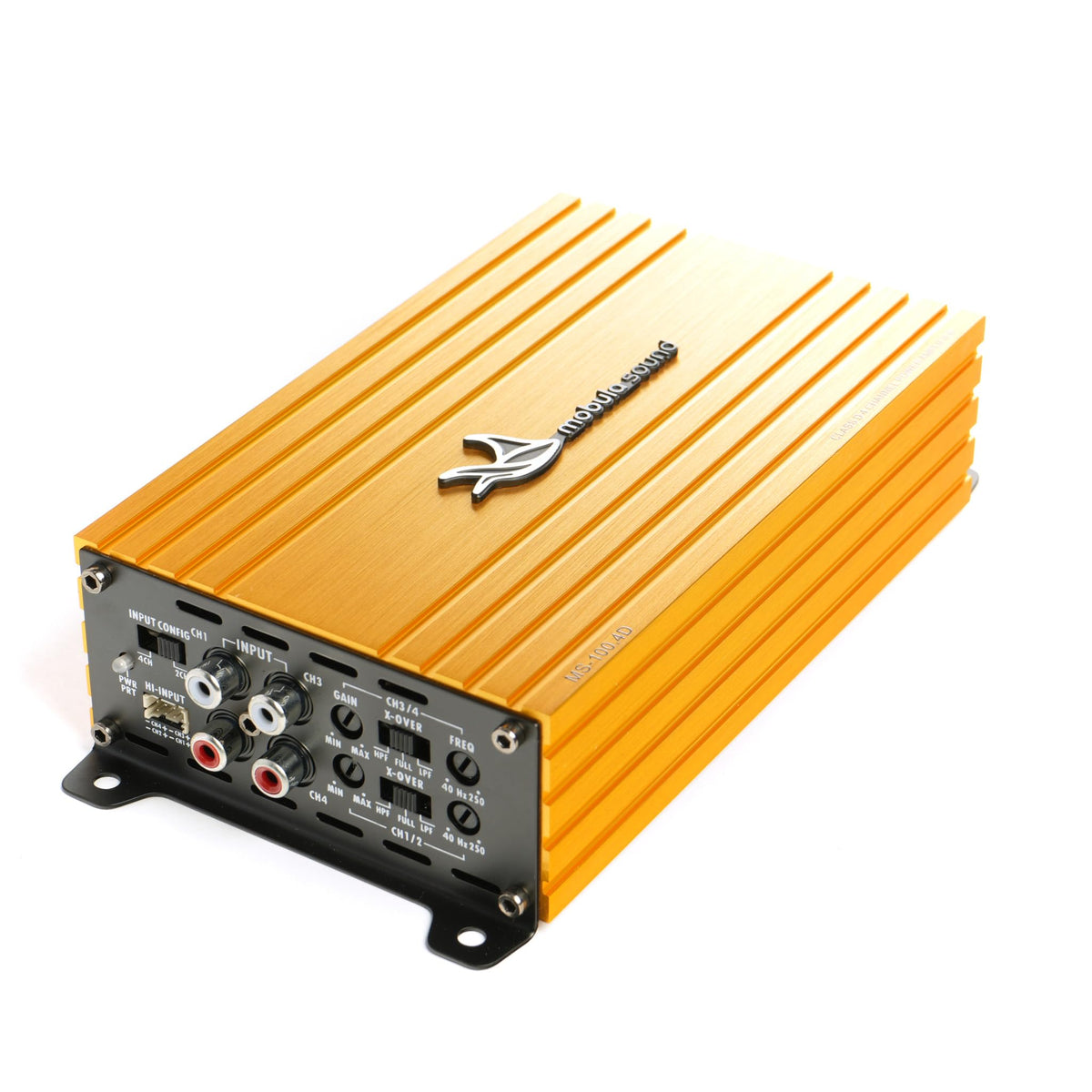 4-Speaker Car Audio System Bundle with Class D 4-Channel Amplifier.