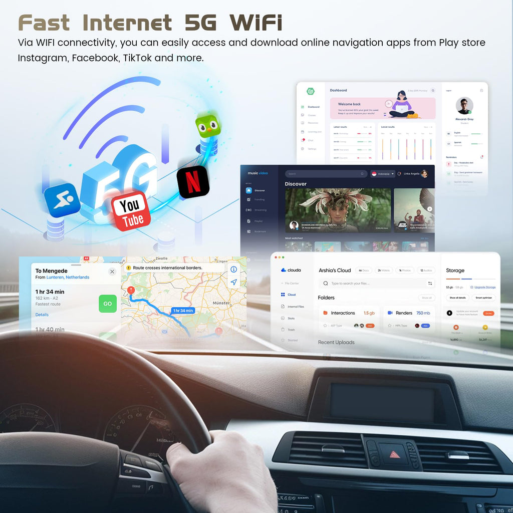 [Roinvou]4+64G 9" Android15 Car Radio for Chevrolet Chevy Camaro 2010-2015
