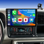 4+64G Upgrade Car Radio for Chevrolet Silverado 1500/2500/3500 2003-2006, GMC Sierra 1500/2500/3500 2003-2006, 7" Colorado Express Impala Stereo Touchscreen CarPlay Android Auto GPS FM Camera 5GWifi