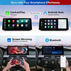 XTRONS 12.3 Inch Android 14 Qualcomm 680 Car Stereo for BMW 5 Series E60/E61/M5 (2005-2008) CCC System, IPS Touch Screen 8+128GB Car Radio GPS Navigation Support Wireless CarPlay Android Auto
