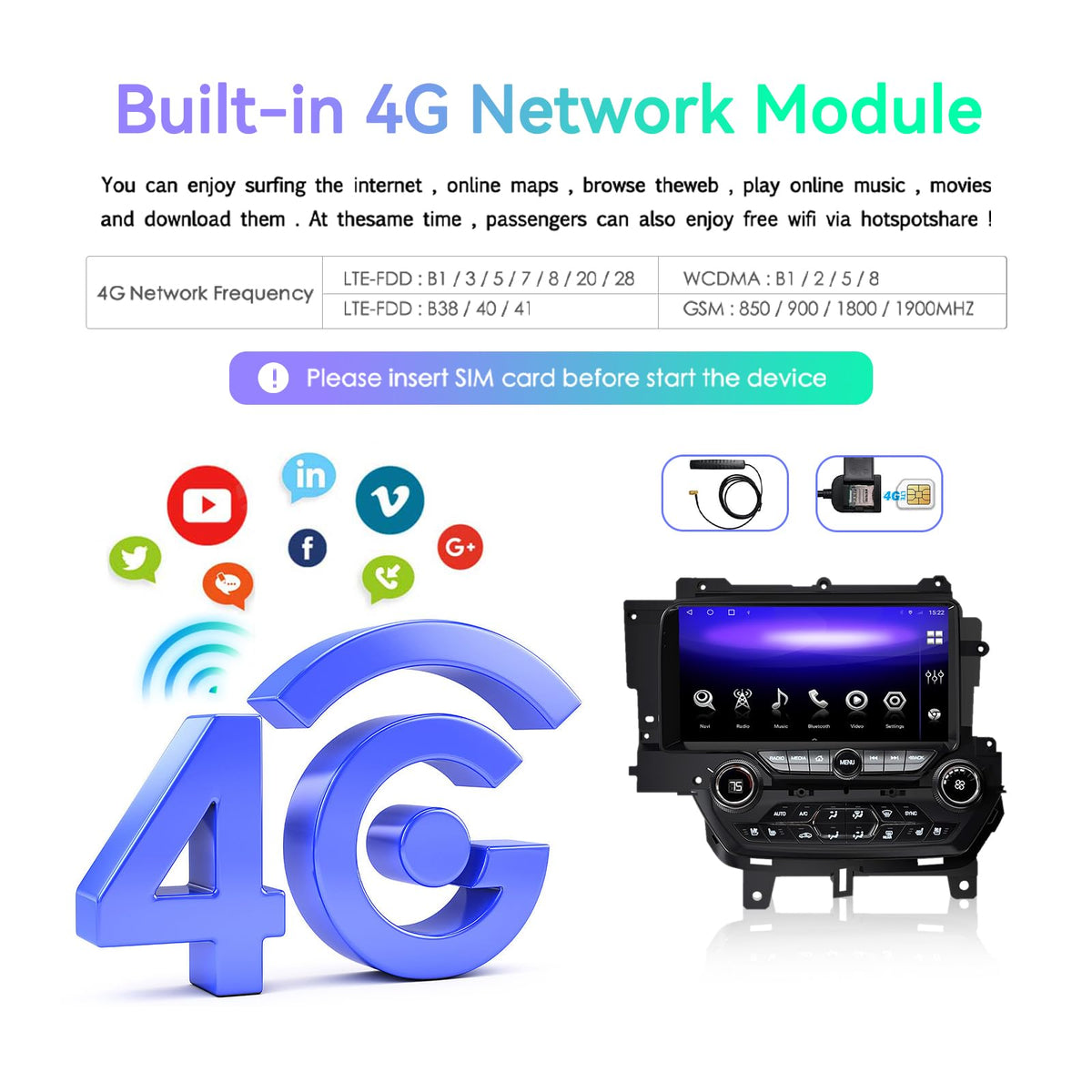 10.9 inch Screen Android 13.0 Car Stereo for Corvette C7 Car AutoRadio Navigation Muleimedia Player DSP Unit with carplay Android auto (6-128GB)