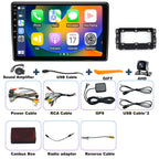 4+64GB 5GWiFi6 Upgrade Car Radio for Chevy Silverado 1500 GMC Sierra 1500 2007-2013, Tahoe Yukon 2007-2014, Equinox Acadia Savana 10" Touch Screen Stereo, Wireless Carplay Android Auto Camera GPS FM
