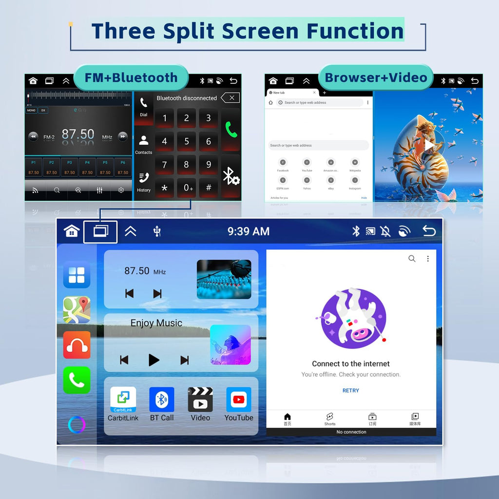 [8Core 4+64GB] Android Car Radio for Kia Soul 2014-2017 with 5Ghz WiFi