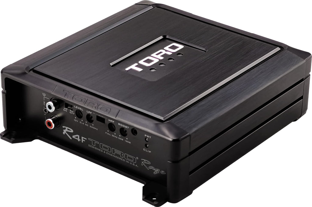 TORO TECH MR2 Micro 500W RMS Monoblock Car Amplifier | 1000W Peak Class-D Subwoofer Power Amp, 1Ω Stable, Auto Sense Turn-On, Variable Crossover, Compact Design for Cars & Powersports