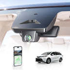 4K & Rear 1080P Dash Cam for Toyota Sienna 2021-2026,Integrated OEM Look