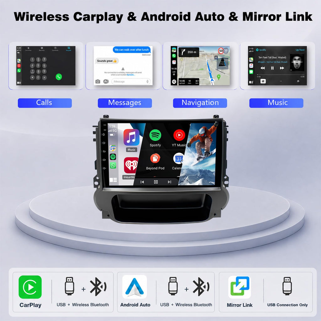 4+64G Android Car Stereo Radio for Chevy Malibu 2009-2014