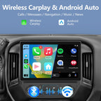 AWESAFE 13.1 inch Car Radio Stereo for Chevy Silverado GMC Sierra 2014-2018 with CarPlay Android Auto