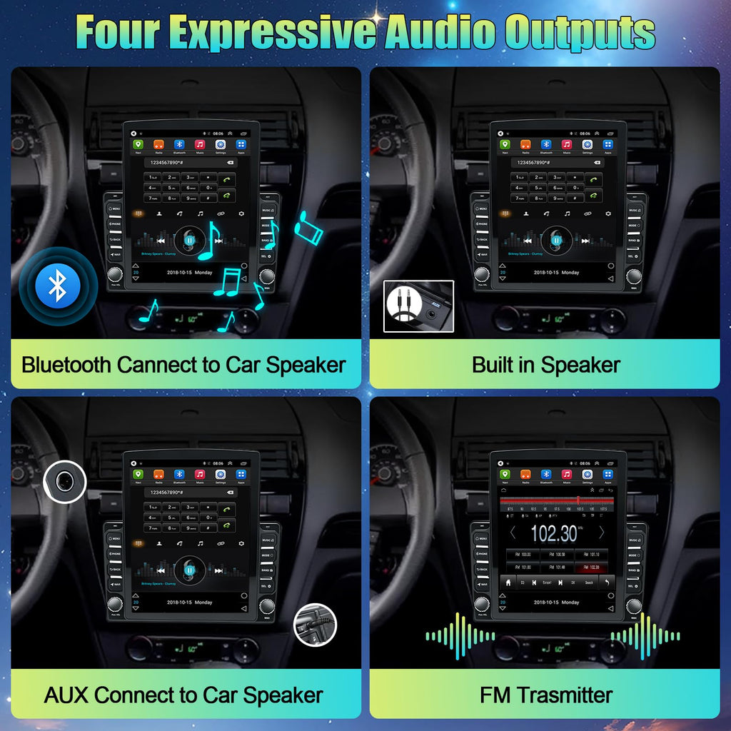 9.7" Car Stereo Radio for Ford Transit 2013 2014 2015 2016 2017 2018 2019