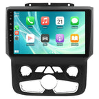 9 Inch Car Radio for Dodge Ram 1500/2500/3500 2013-2019 Auto AC Support Wireless CarPlay Android Auto, Touchscreen GPS, Bluetooth, WiFi, FM, 2+64G