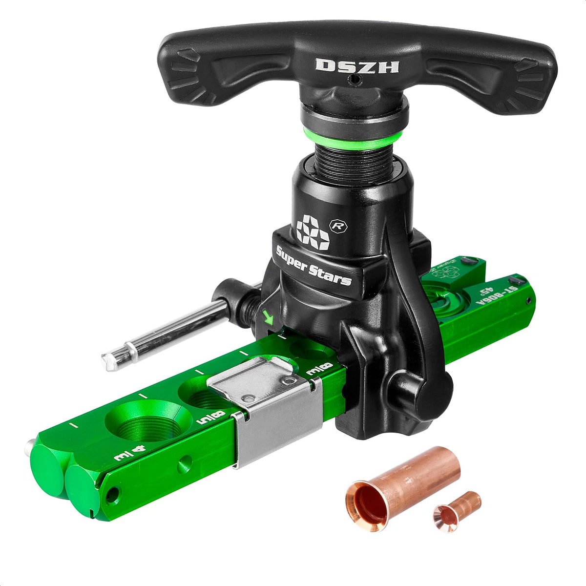 Super Stars Power Flaring Tool Kit ST-E800 - Cordless 45 Degree Automatic Flaring Tool for HVAC Copper Aluminum Tubing R410A R32