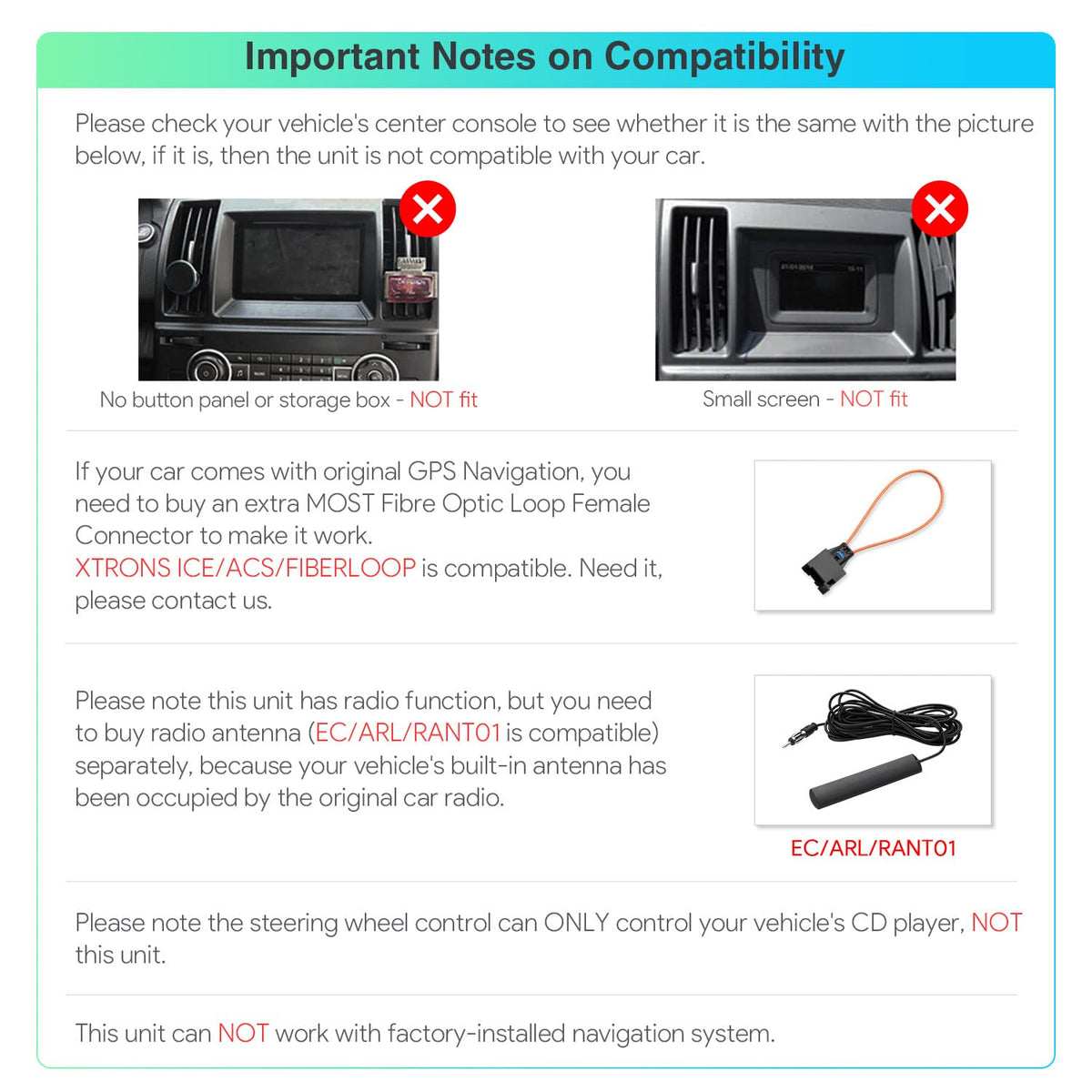 XTRONS Android 14 Car Stereo for Land Rover Freelander 2 (2007-2012), 7” IPS Touch Screen Car Radio GPS Navigation Bluetooth Built-in DSP Head Unit Wireless CarPlay Android Auto (4+64GB)