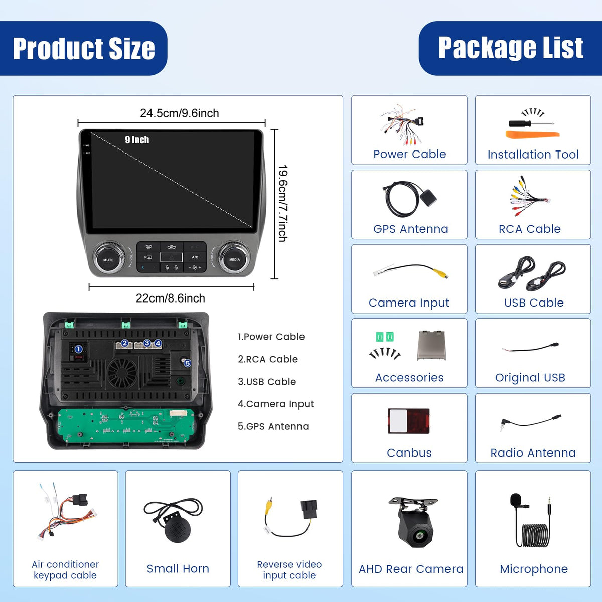 4+64G Android Car Radio for Chevrolet Chevy Camaro 2010-2015 with 5Ghz WiFi