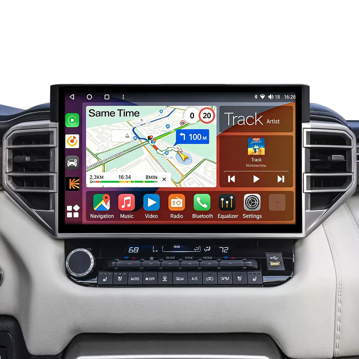 RicoRich 14.6 inch Car Radio Android 14 for Toyota Tundra 2022 2023 2024