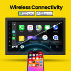 Stinger 6.8" Wireless Apple CarPlay Radio for Jeep Wrangler JK (2007-18)