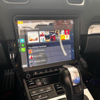 8Core 4G+64G Android 14 Car Stereo Radio for Porsche Cayman 911 Boxster 981 718 918 997 Turbo GT2 3 Carrera 2011-2020 Carplay GPS Navigation WiFi 4G Multimedia Player (with Fiber Optic Box)