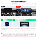 XTRONS Android Car Stereo for Mercedes-Benz C/GLC/V/X-Class W205 X253 W446 W470 (2016-2018) NTG 5.0/5.1/5.2, 12.3" IPS Touchscreen, Wireless CarPlay & Android Auto, Qualcomm Snapdragon 662, 8+128GB