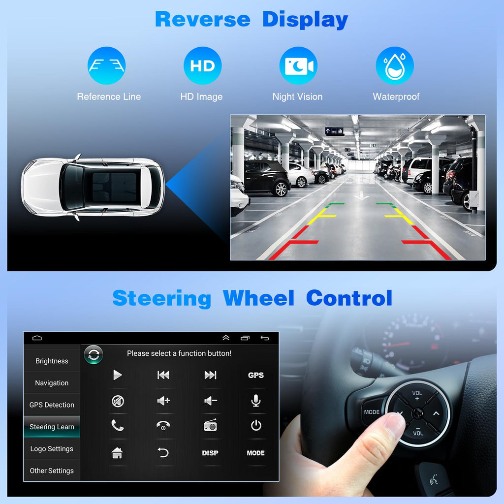 2+64G Radio for Chevy Chevrolet Trailblazer 2002 2003 2004 2005 2006 2007 2008 2009, 7 in IPS Touchscreen Stereo Android 13 Wireless Apple Carplay Android Auto 32EQ 5G WiFi 1080P Bluetooth