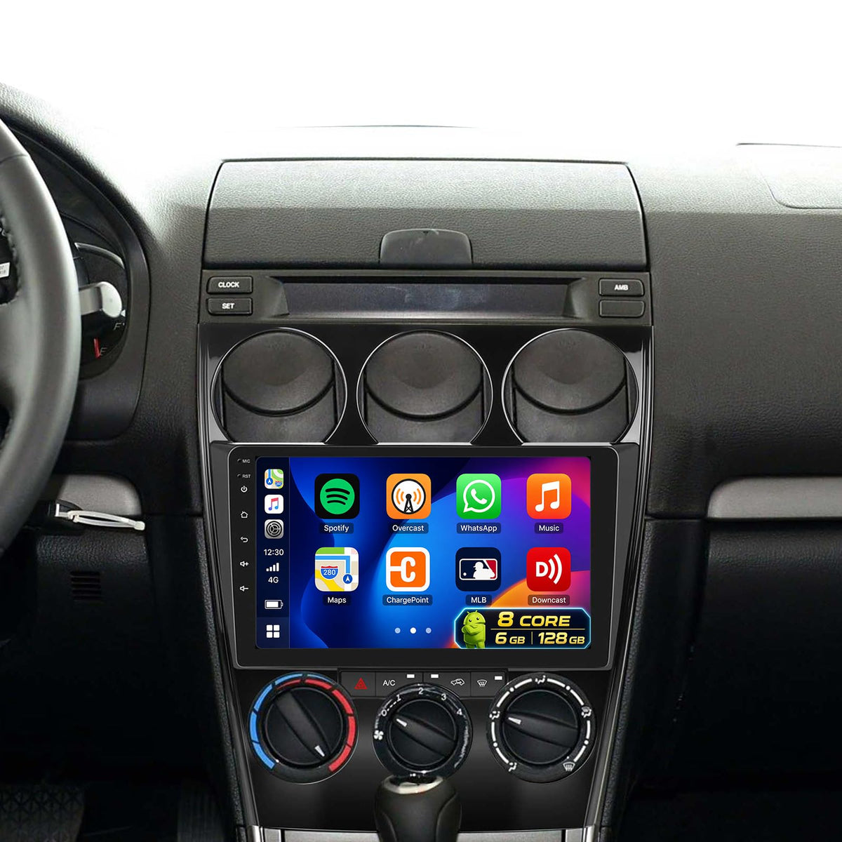 [6+128G] 8-Core Android 15 Car Radio Stereo for Mazda 6 Atenza 2002-2008