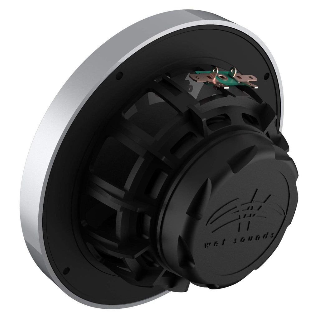 Wet Sounds OE-65ic-S-RGB 6.5" OEM Replacement Speakers with Silver Grill and RGB Lighting 3 Pairs