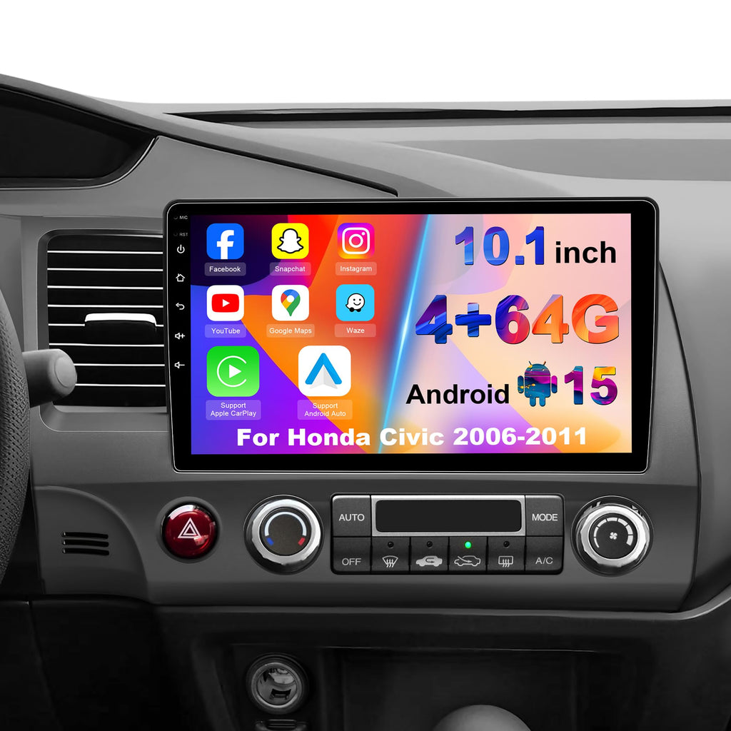Car Radio Stereo for Honda Accord 2003-2007: 8 Core 4G+64G