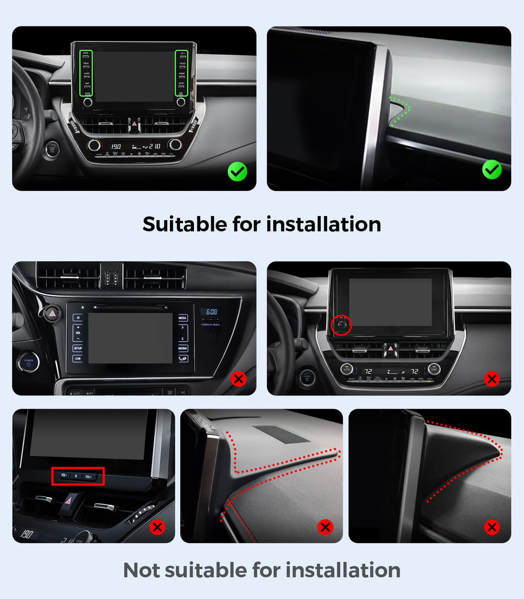 11.5'' Car Radio for Toyota Corolla 2020-2022 Wireless CarPlay Android Auto